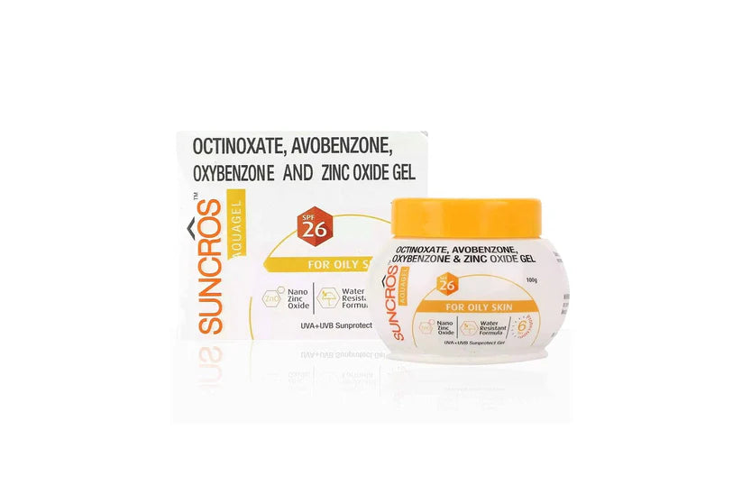 Suncros Aqua Gel SPF 26+ 100gm